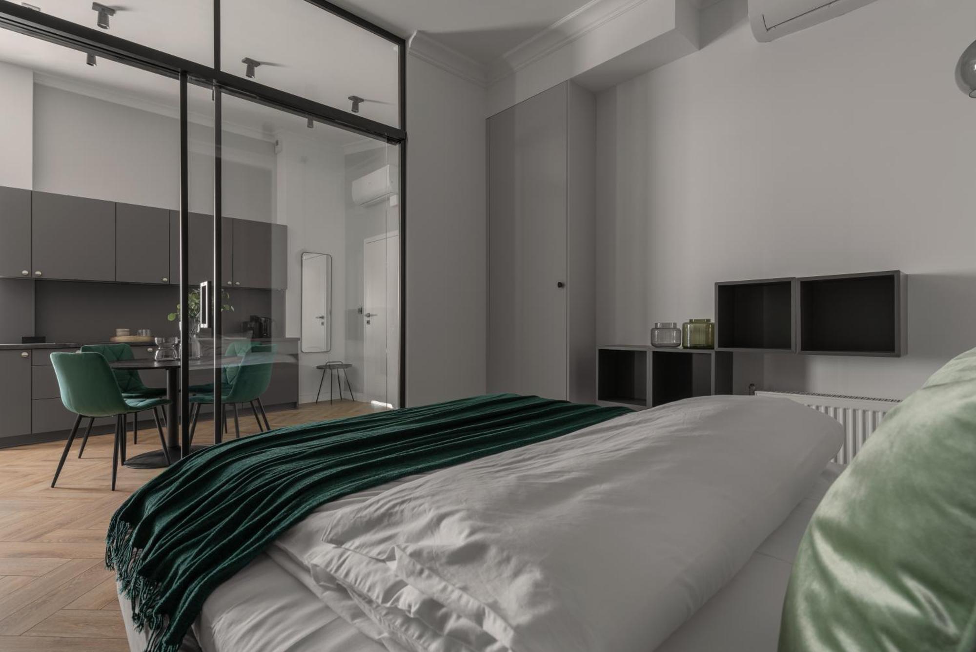 Apartio Rooms Катовице Стая снимка